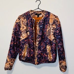 H&M printed bomber jacket